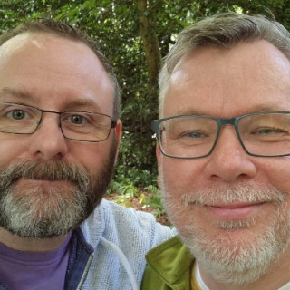 Mike In The Mid Winter Garden