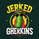 Jerked Gherkins