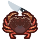 Crab With Knife