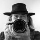 Mann mit Hut