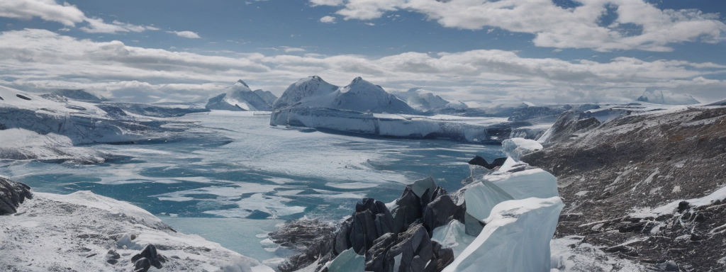 Cover photo of Antarctic landscape