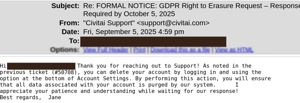 Screenshot-3: CivitAI Response