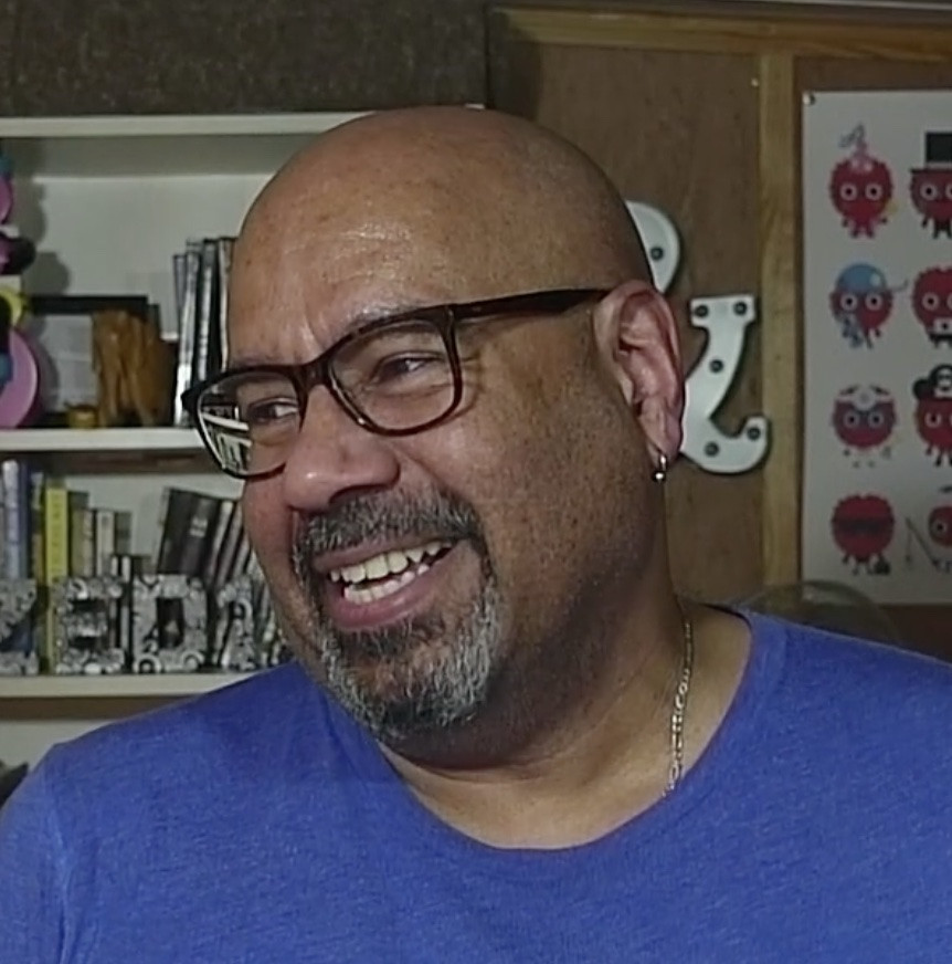 Mike Little laughing