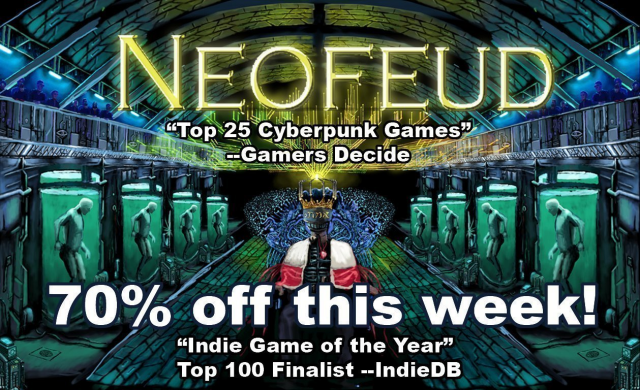 Neofeud is 70% off this week