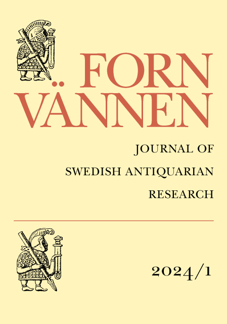 Cover of Journal of Swedish Antiquarian Research