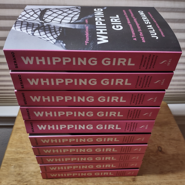 photo of a stack of Whipping Girl 3rd Edition books