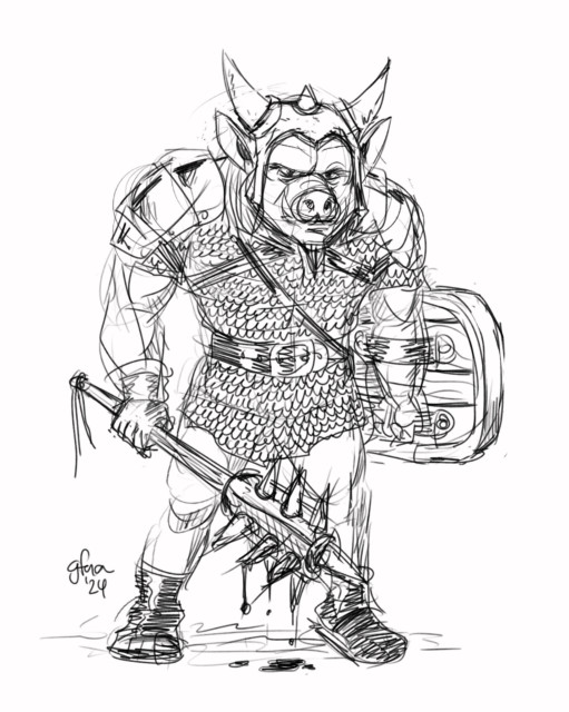 Pig-faced orc
