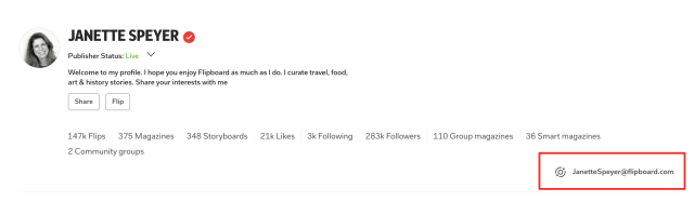 A screenshot of my federated Flipboard account.