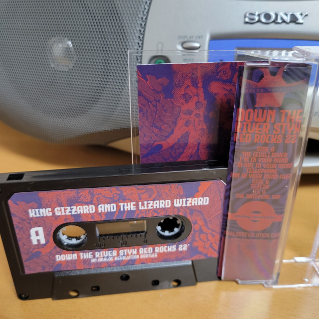 King Gizzard and the Lizard Wizard official bootleg tape
