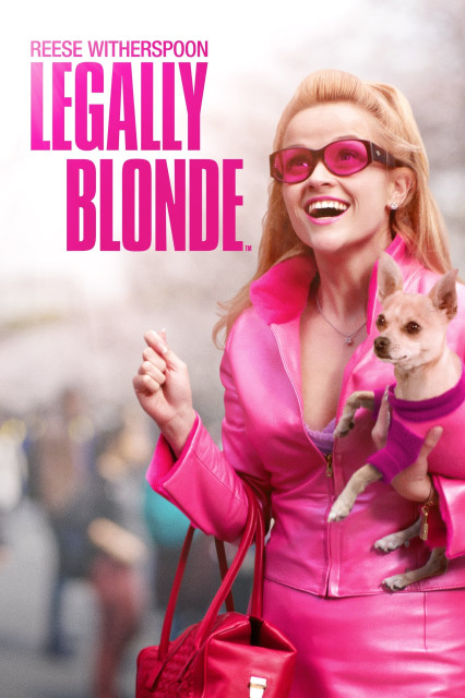 Legally Blonde movie poster with Reese Witherspoon.