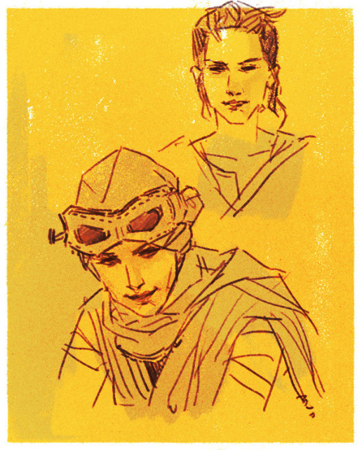 rey headshot sketch portraits