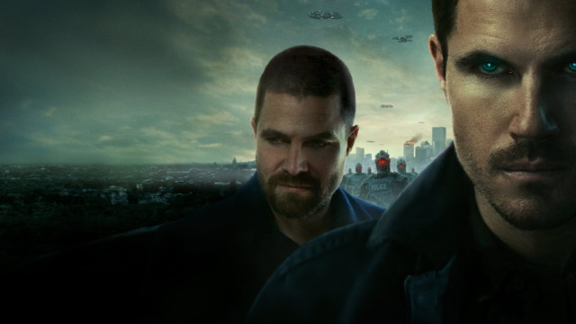 Code 8 Part II poster with the Amell brothers.