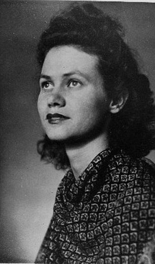 photo of Phyllis Latour during the 1940s. She is a white woman with dark hair