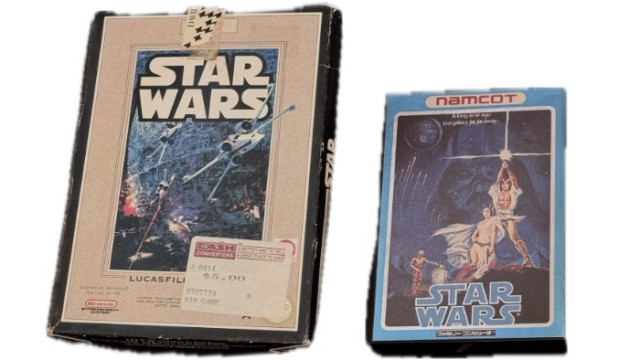 Star Wars NES and Star Wars Famicom Boxes