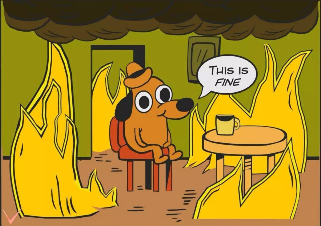 "this is fine"