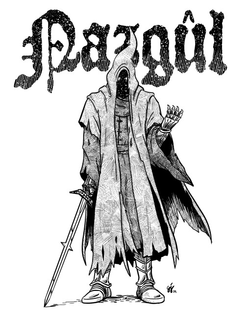 Nazgûl / wraith drawing 