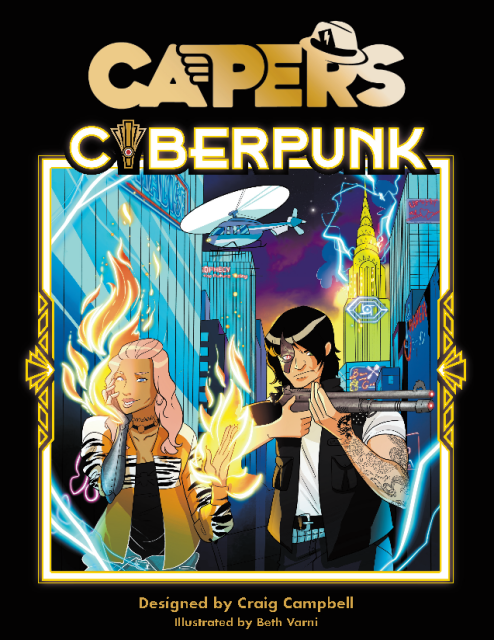Cover of Capers Cyberpunk 