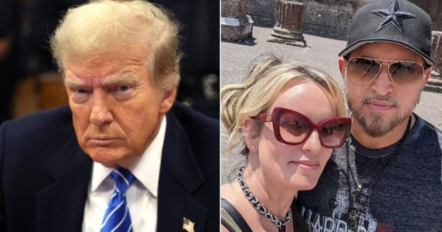 Stormy Daniels' husband says couple will 'vacate' US if Donald Trump is found not guilty