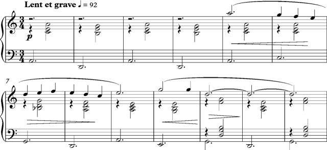 Satie Gymnopedie No. 3 for piano solo
