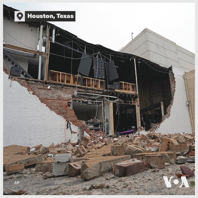 📷: Fast-moving thunderstorms pummeled southeastern Texas Thursday, killing at least four people, blowing out windows in high-rise buildings, downing trees and knocking out power to more than 900,000 homes and businesses in the Houston area
