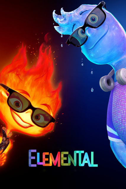 Elemental post with Ember (Fire) and Wade (Water).