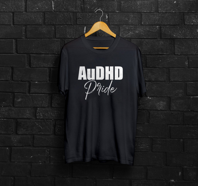 "AuDHD Pride" t-shirt