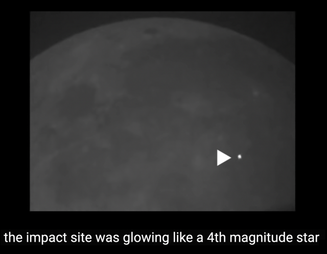 NASA researchers who monitor the Moon for meteoroid impacts have detected the brightest explosion in the history of their program. March 17, 2013.