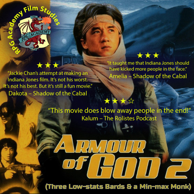 Cover of The RPG Academy Film Studies dedicated to Armour of God 2