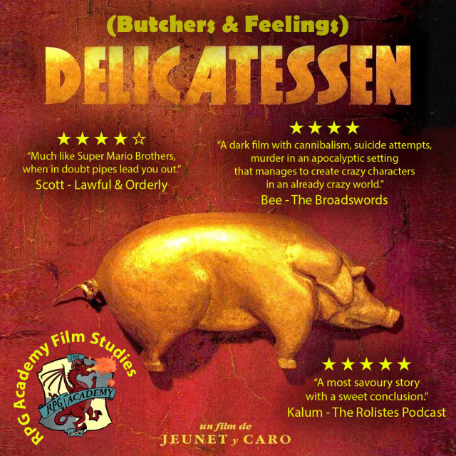 Cover of The RPG Academy Film Studies dedicated to Delicatessen 