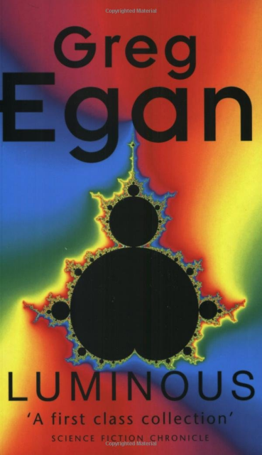 a book cover displaying the Mandelbrot set in the rainbow coloured complex plane.

above in black, the author
below, also in black, the title 