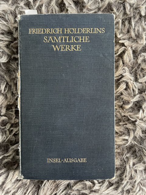 Friedrich Hölderlin, Sämtliche Werke