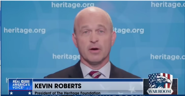 Kevin Roberts, president of the Heritage Foundation