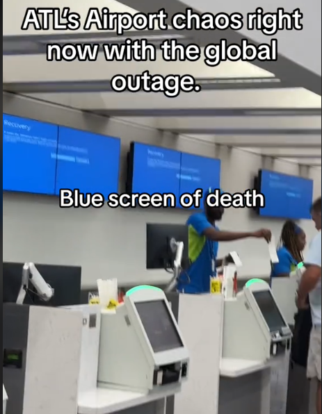 blue screen of death seen on screens in Atlanta, from the TikTok account here https://www.tiktok.com/@angelic_effect/video/7393316120805035294?embed_source=121374463%2C121442748%2C121439635%2C121433650%2C121404359%2C121351166%2C121331973%2C120811592%2C120810756%3Bnull%3Bembed_blank