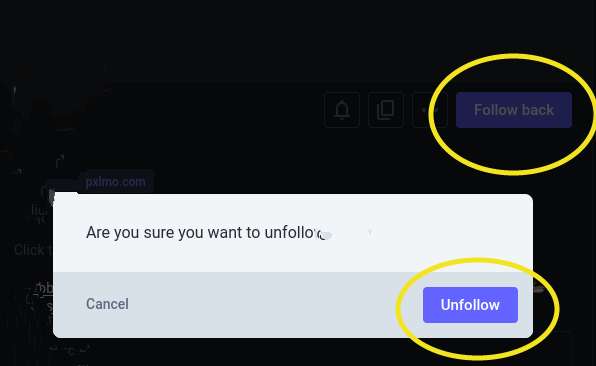 Anyone having this problem with Mastodon?

On my instance by @stux the version is v4.3.0-alpha.5 and can't follow back user

When I click on follow back it is showing message "are you sure you want to unfollow"