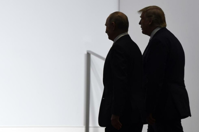 Putin and Trump work together in the shadows