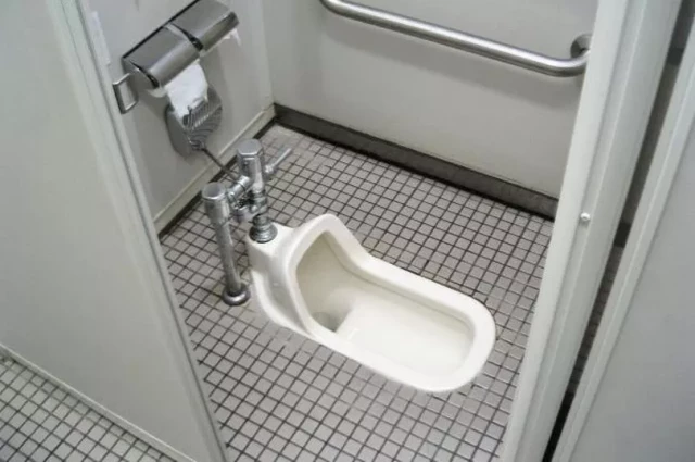 traditional squat toilet