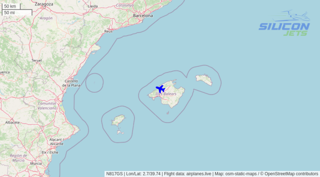 N817GS since Mon Sep 23 2024 10:46:31 GMT+0000 (Coordinated Universal Time)