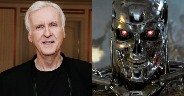 Header image for an article titled: The Terminator Director James Cameron Joins AI Developer Stable Diffusion