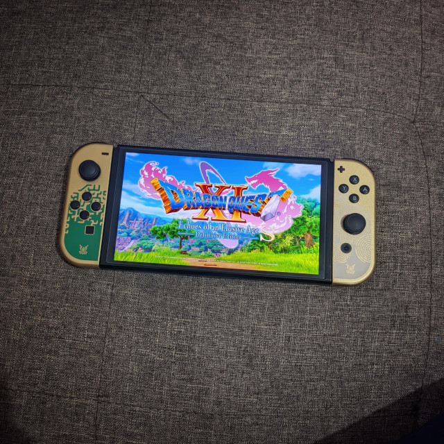 A switch in the title screen of the game