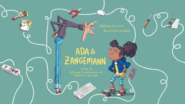 Cover of the book and the animated movie  'Ada & Zangemann'