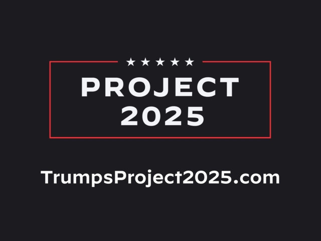 Project 2025. Visit TrumpsProject2025.com