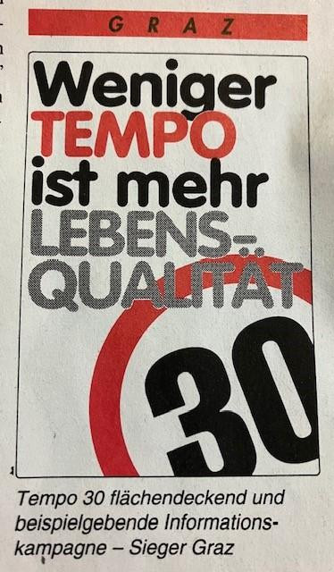 Bild von Slogan zu Tempo 30