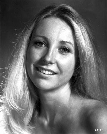 Black and white yearbook portrait of a young Teri Garr. 