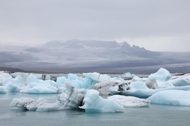 A general view shows Jokulsarlon, a glacier lagoon in southern Iceland, August 2024. REUTERS/Stoyan Nenov