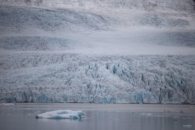 A view shows Fjallsarlon, a glacier lagoon in southern Iceland, August 2024. REUTERS/Stoyan Nenov