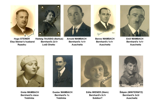 A series of portraits from 100 to 80 years ago.