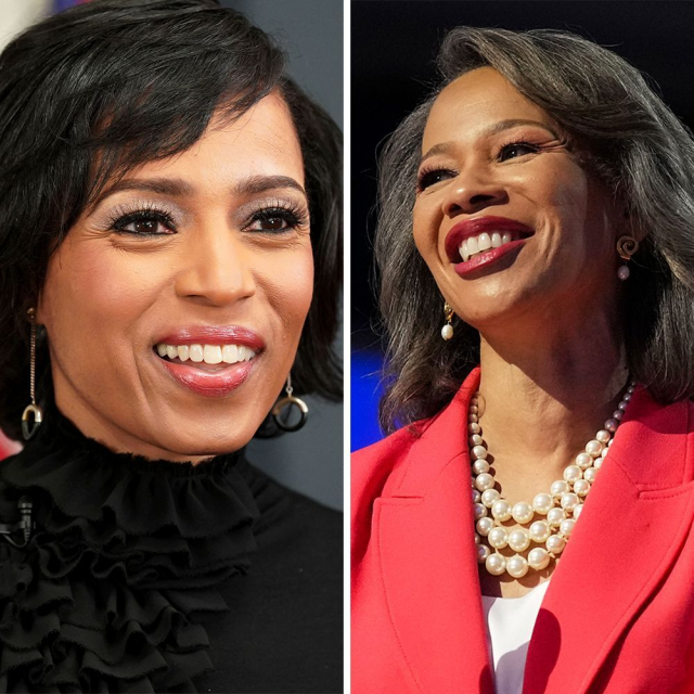 Senators-elect Angela Alsobrooks (D-Md.) and Lisa Blunt Rochester (D-Del.)