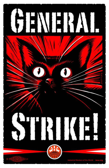 GENERAL STRIKE

IWW poster

With sabocat :3