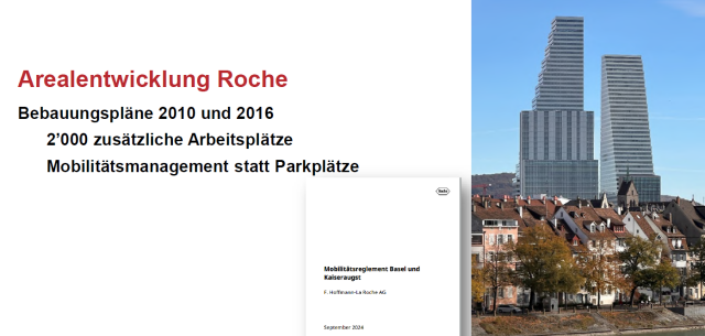 Ausschnitt aus Vortrag von Alain Groff, Leiter Mobilität des Kantons Basel-Stadt bei der VCÖ-Fachveranstaltung am 14. November 2024 