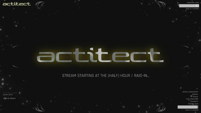 Preview of Actitect's stream on Twitch